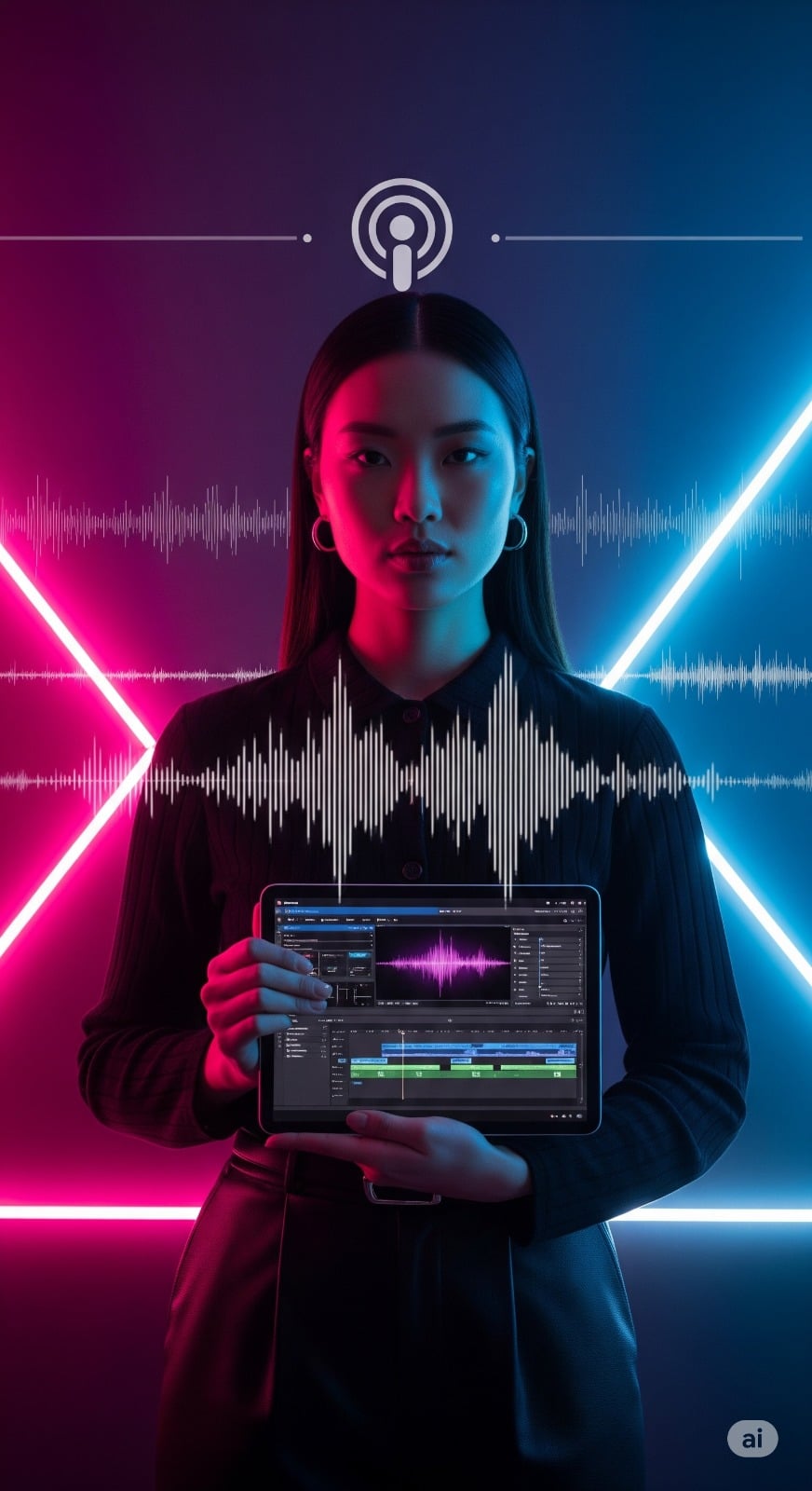 Podcast & Video Editing - Professional audio and video content.